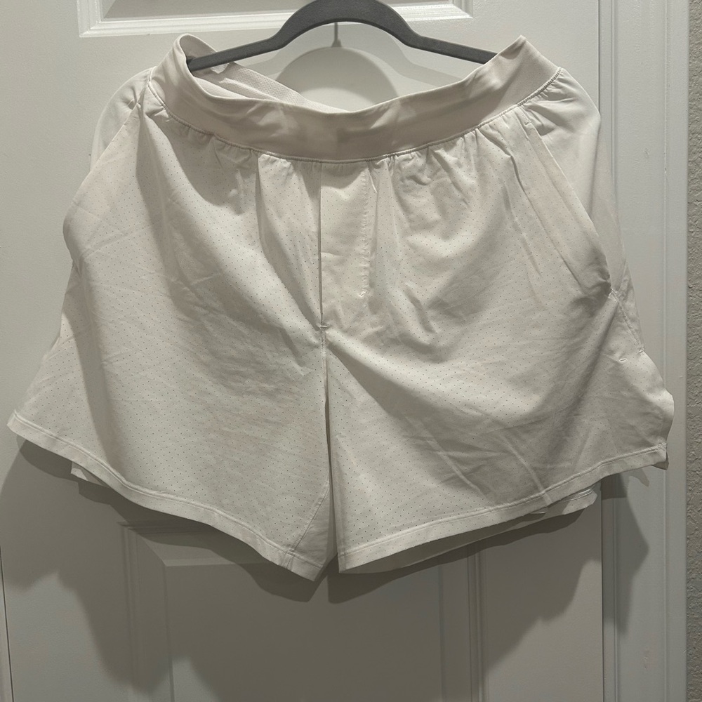 Lululemon white shorts